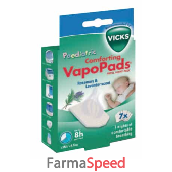 vicks vapopads rosemary & lavender scente 7 pezzi