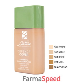 defence cover fondotinta correttore fluido 101 40 ml