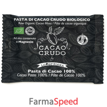 pasta cacao 100% cruda 30 g bio