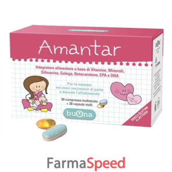 amantar 20 compresse da 1,6 g + 20 capsule da 0,637 g