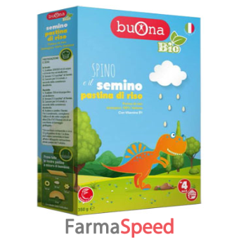 buona semino pastina riso biologica a base di farin di riso indicato a partire dal 4 mese di vita compiuto 350 g