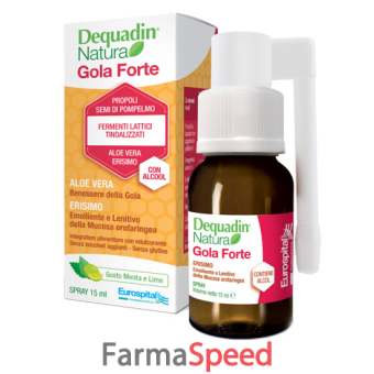 dequadin natura gola forte spray 15 ml