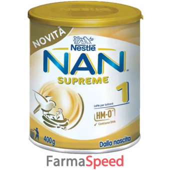 nestle' nan supreme 1 latte di crescita 400 g