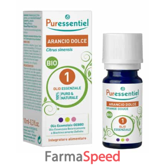 puressentiel arancio dolce olio essenziale bio 10 ml