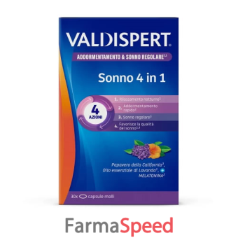 valdispert notte 4 in 1 30 capsule molli
