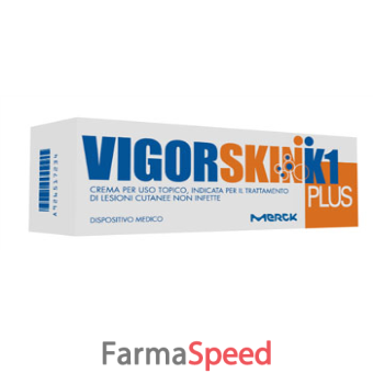 vigorskin k1 plus crema per lesioni cutanee non infette 100 ml