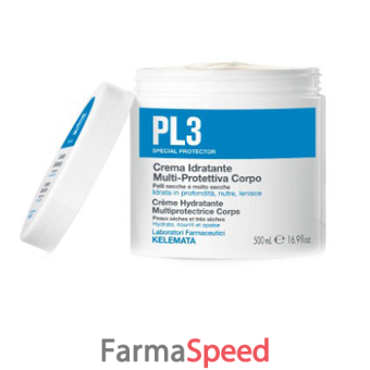 pl3 crema idratante multiprotettiva corpo 500 ml