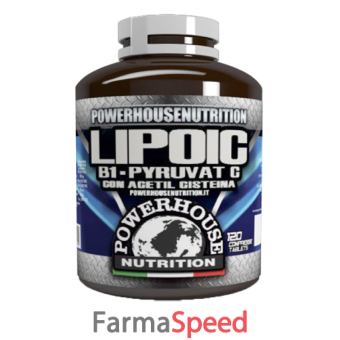 lipoic b1-pyruvat con acetil cisteina 120 compresse