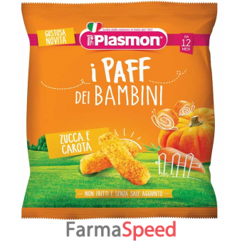 plasmon dry snack paff zucca carote 15 g