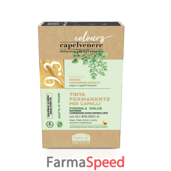 capelvenere colours tinta capelli 9,3n biondo chiarissimo dorato