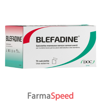 blefadine 14 salviette monouso per detersione perioculare