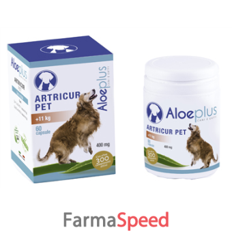 aloeplus artricur pet cani +11 kg 27 g 60 capsule