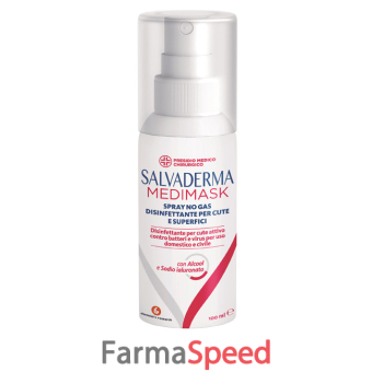 salvaderma medimask spray no gas disinfettante 100 ml