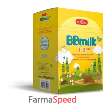 bbmilk 1-3 polvere 2 buste da 400 g