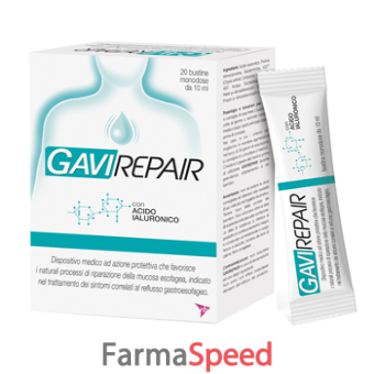 gaviscon gavirepair 20 bustine 10 ml