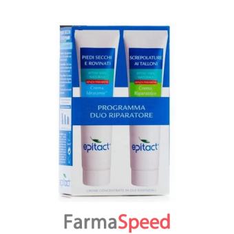 epitact duo pack creams piedi secchi/screpolature 30 ml 2 pezzi
