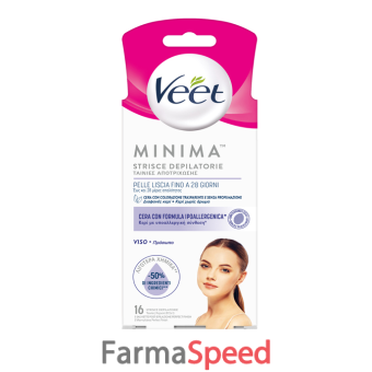 veet minima strisce viso ipoallergeniche 16 pezzi