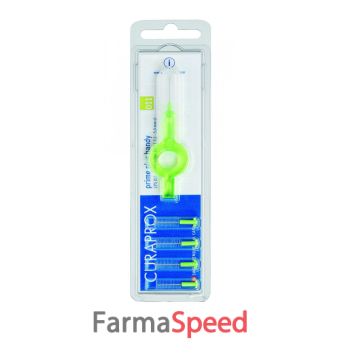 curaprox prime plus handy 5 pezzi cps 011 + uhs 409 verde
