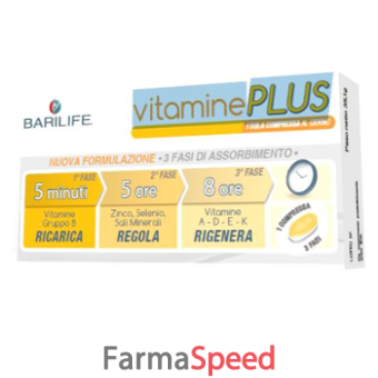 barilife vitamine plus 30 compresse trifase