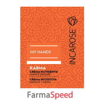 incarose my hands karma crema nutriente mani e unghie 40 ml