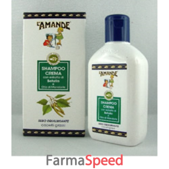 l'amande marseille shampoo crema betulla/grassi sebo equilibrante 200 ml