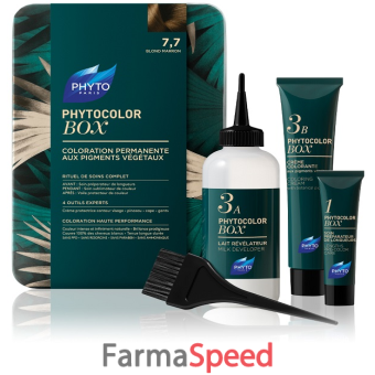 phyto color box 7,7 biondo scuro tabacco
