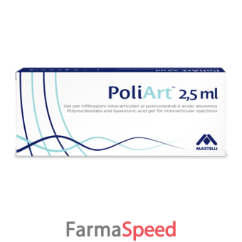 siringa intra-articolare poliart 20mg/ml acido ialuronico 2,5 ml