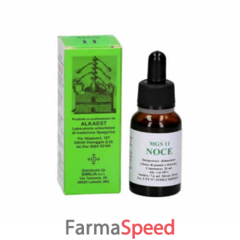 mgs11 noce macerato glicerico spg 20 ml