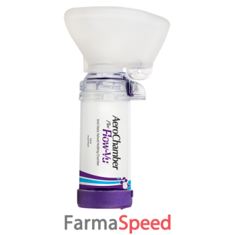 camera distanziatrice antistatica aerochamber plus flowvu maschera adulti small viola