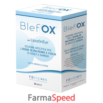 blefox schiuma specifica per igiene palpebre e ciglia 50 ml 