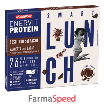 enervit protein sostituto pasto fondente 3 barrette 58 g