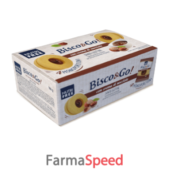 nutrifree bisco&go con crema di nocciole 4x40 g