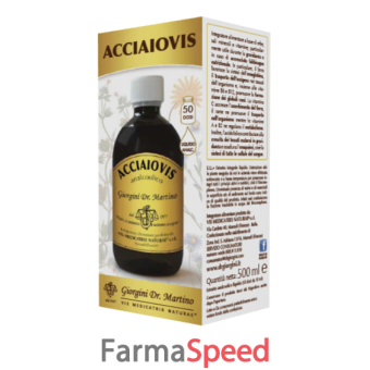 acciaiovis liquido analcoolico 500 ml