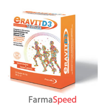 eravit d3 stimula 15 bustine stick pack 2 g