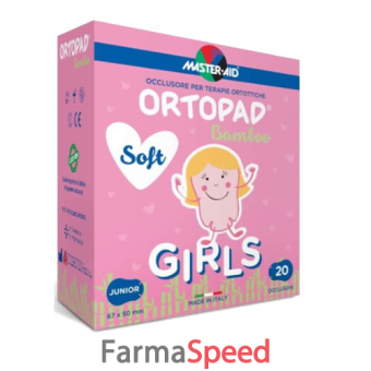 ortopad soft girl cerotto oculare per ortottica regular 20 pezzi