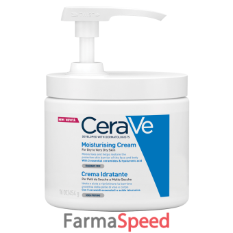 cerave crema idratante per pelli da secche a molto secche dispenser 454 g