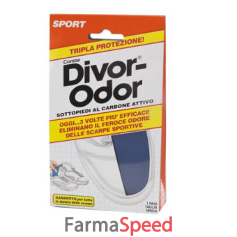 divorodor sport sottopiedi 2 pezzi