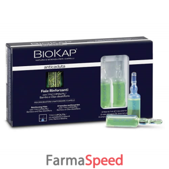 biokap fiale rinforzanti anticaduta con tricoltil 12 pezzi da 7 ml 