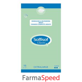 pannolino mutandina extralarge 3 gocce soffisof classic maxi