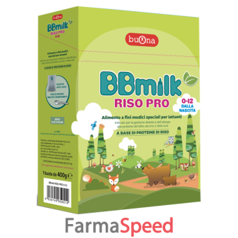 bbmilk riso pro 0-12 400 g