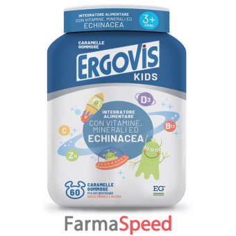 ergovis kids 60 caramelle gustose