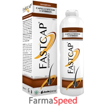 fastcap shampoo capelli secchi e sfibrati 200 ml