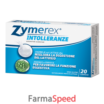 zymerex intolleranze 20 compresse