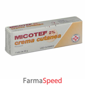 micotef - 2% crema cutanea 1 tubo da 30 g 