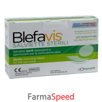 blefavis salviette sterili 18 pezzi