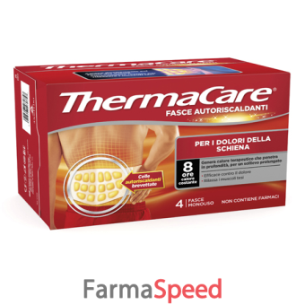 thermacare fascia autoriscaldante a calore terapeutico schiena 4 pezzi