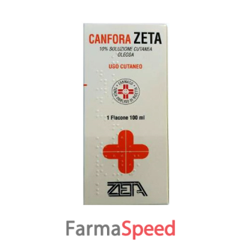 canfora ze - 10% soluzione cutanea 1 flacone 100 ml di soluzione oleosa 