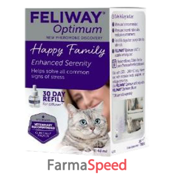 feliway optimum ricarica da 48 ml