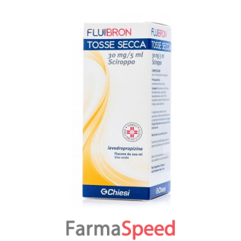 fluibron tosse secca - 30 mg/5 ml sciroppo flacone da 200 ml con misurino dosatore 