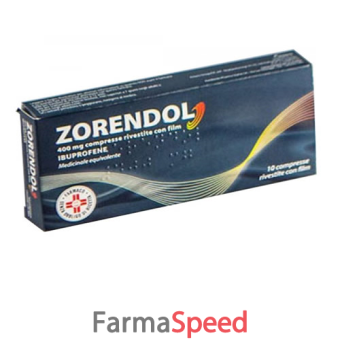 zorendol - 400 mg compresse rivestite con film 10 compresse in blister pvc/al 